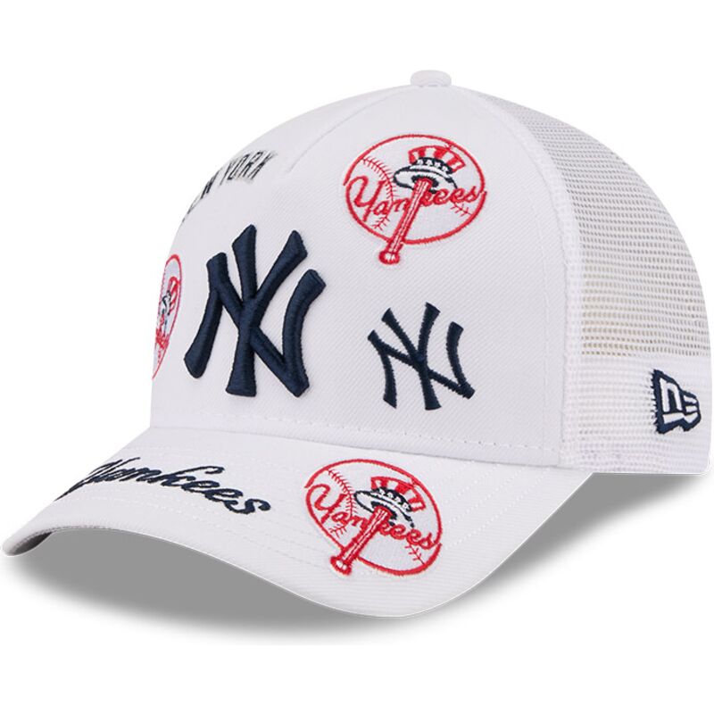 shapka-izvita-traker-byala-snapbek-9forty-m-crown-a-frame-all-over-na-new-york-yankees-mlb-ot-new-era
