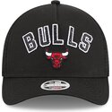 shapka-izvita-traker-cherna-snapbek-9forty-m-crown-a-frame-pomp-na-chicago-bulls-nba-ot-new-era