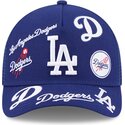 shapka-izvita-traker-sinya-snapbek-9forty-m-crown-a-frame-all-over-na-los-angeles-dodgers-mlb-ot-new-era