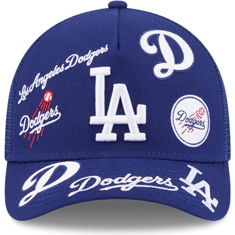 shapka-izvita-traker-sinya-snapbek-9forty-m-crown-a-frame-all-over-na-los-angeles-dodgers-mlb-ot-new-era