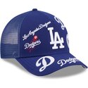 shapka-izvita-traker-sinya-snapbek-9forty-m-crown-a-frame-all-over-na-los-angeles-dodgers-mlb-ot-new-era