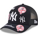 shapka-izvita-traker-tmnosin-snapbek-9forty-m-crown-a-frame-all-over-na-new-york-yankees-mlb-ot-new-era