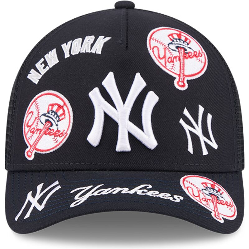 shapka-izvita-traker-tmnosin-snapbek-9forty-m-crown-a-frame-all-over-na-new-york-yankees-mlb-ot-new-era