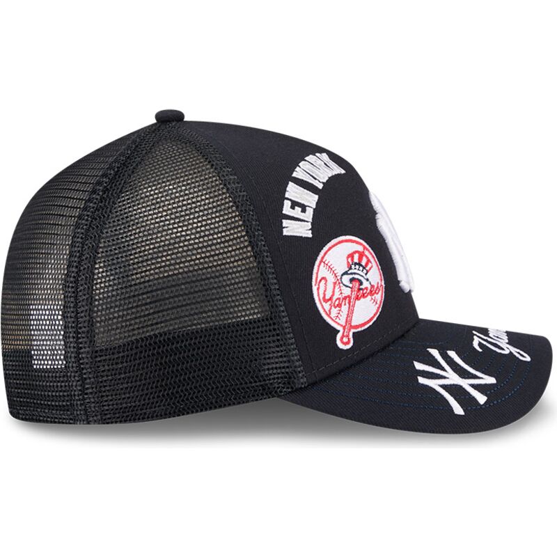shapka-izvita-traker-tmnosin-snapbek-9forty-m-crown-a-frame-all-over-na-new-york-yankees-mlb-ot-new-era
