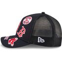 shapka-izvita-traker-tmnosin-snapbek-9forty-m-crown-a-frame-all-over-na-boston-red-sox-mlb-ot-new-era