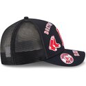 shapka-izvita-traker-tmnosin-snapbek-9forty-m-crown-a-frame-all-over-na-boston-red-sox-mlb-ot-new-era