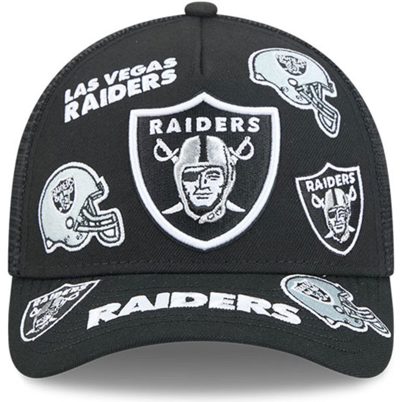 shapka-izvita-traker-cherna-snapbek-9forty-m-crown-a-frame-all-over-na-las-vegas-raiders-nfl-ot-new-era