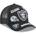 shapka-izvita-traker-cherna-snapbek-9forty-m-crown-a-frame-all-over-na-las-vegas-raiders-nfl-ot-new-era