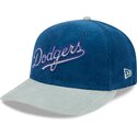 shapka-izvita-sinya-snapbek-9fifty-9fifity-two-tone-cord-na-los-angeles-dodgers-mlb-ot-new-era
