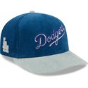 shapka-izvita-sinya-snapbek-9fifty-9fifity-two-tone-cord-na-los-angeles-dodgers-mlb-ot-new-era