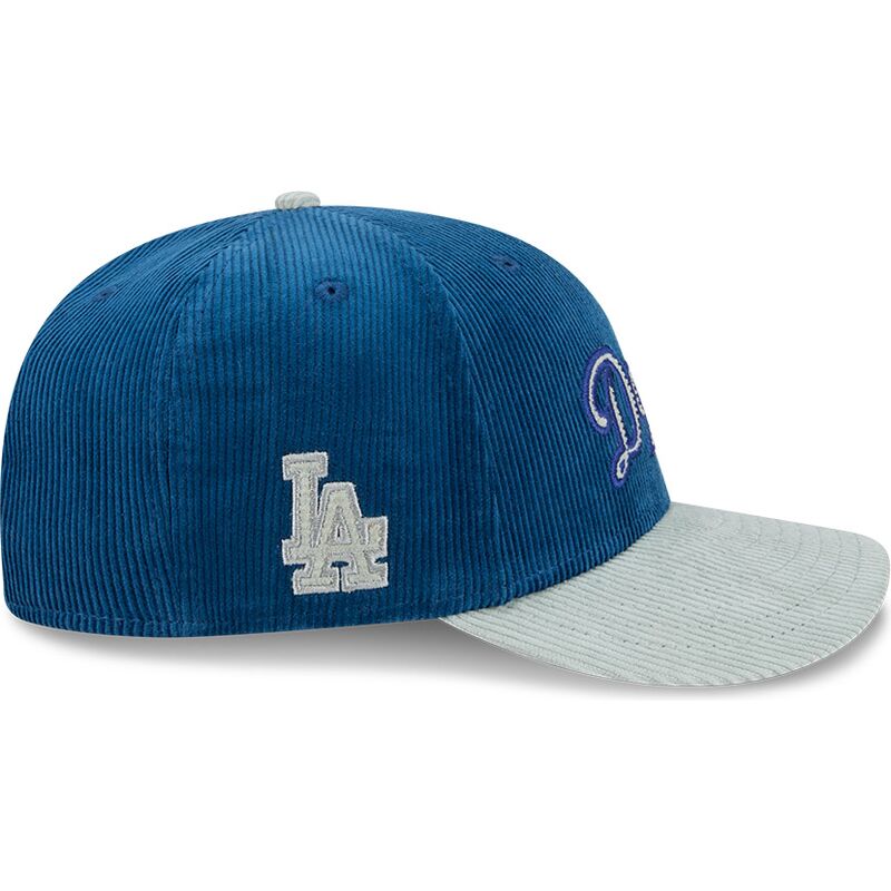 shapka-izvita-sinya-snapbek-9fifty-9fifity-two-tone-cord-na-los-angeles-dodgers-mlb-ot-new-era