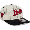 shapka-izvita-bezhov-snapbek-19twenty-pinstripe-na-chicago-bulls-nba-ot-new-era