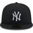 shapka-ploska-cherna-prilepnala-59fifty-rhinestone-badge-na-new-york-yankees-mlb-ot-new-era