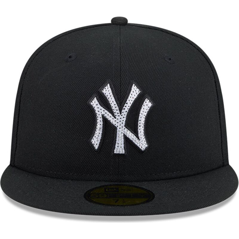 shapka-ploska-cherna-prilepnala-59fifty-rhinestone-badge-na-new-york-yankees-mlb-ot-new-era