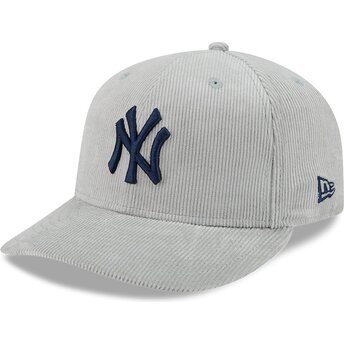 Шапка извита сив прилепнала 59FIFTY Cord на New York...