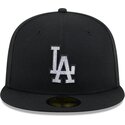 shapka-ploska-cherna-prilepnala-59fifty-rhinestone-na-los-angeles-dodgers-mlb-ot-new-era