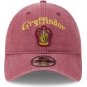 shapka-izvita-chervena-reguliruem-9twenty-na-lifestyle-f1-na-gryffindor-harry-potter-ot-new-era