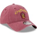 shapka-izvita-chervena-reguliruem-9twenty-na-lifestyle-f1-na-gryffindor-harry-potter-ot-new-era