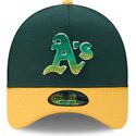 shapka-izvita-zelena-snapbek-9forty-a-frame-na-lifestyle-f1-na-oakland-athletics-mlb-ot-new-era