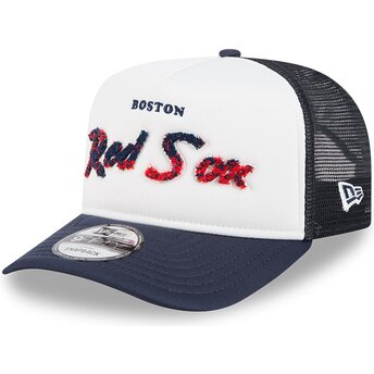 Шапка извита тракер тъмносин снапбек 9FIFTY A Frame NA Lifestyle F1 на Boston Red Sox MLB от New Era