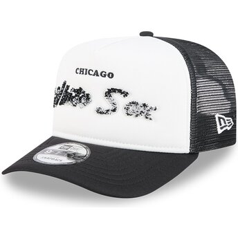 Шапка извита тракер черна снапбек 9FIFTY A Frame NA Lifestyle F1 на Chicago White Sox MLB от New Era