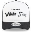 shapka-izvita-traker-cherna-snapbek-9fifty-a-frame-na-lifestyle-f1-na-chicago-white-sox-mlb-ot-new-era