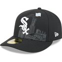 shapka-izvita-cherna-prilepnala-59fifty-pin-na-lifestyle-f1-na-chicago-white-sox-mlb-ot-new-era
