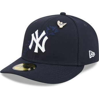 Шапка извита тъмносин прилепнала 59FIFTY Pin NA Lifestyle F1 на New York Yankees MLB от New Era