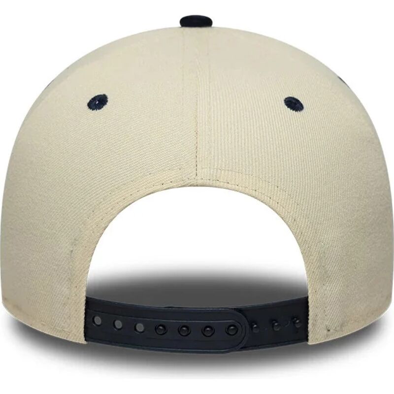 shapka-izvita-bezhov-snapbek-e-frame-wordmark-suede-na-new-york-yankees-mlb-ot-new-era
