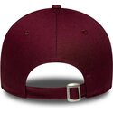 shapka-izvita-chervena-reguliruem-rosa-9forty-metallic-na-new-york-yankees-mlb-ot-new-era