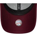 shapka-izvita-chervena-reguliruem-rosa-9forty-metallic-na-new-york-yankees-mlb-ot-new-era