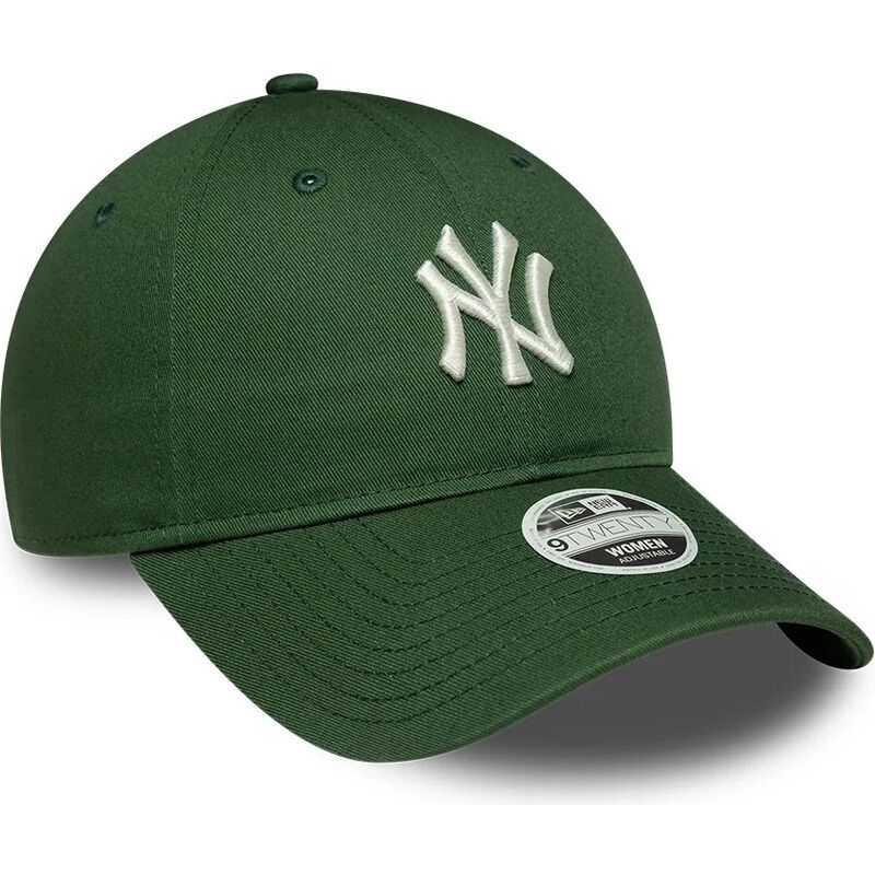shapka-izvita-zelena-reguliruem-9twenty-league-essential-midi-na-new-york-yankees-mlb-ot-new-era