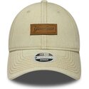 shapka-izvita-bezhov-reguliruem-9twenty-denim-na-new-york-yankees-mlb-ot-new-era