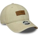 shapka-izvita-bezhov-reguliruem-9twenty-denim-na-new-york-yankees-mlb-ot-new-era