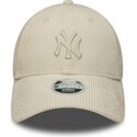 shapka-izvita-bezhov-reguliruem-9forty-cord-na-new-york-yankees-mlb-ot-new-era