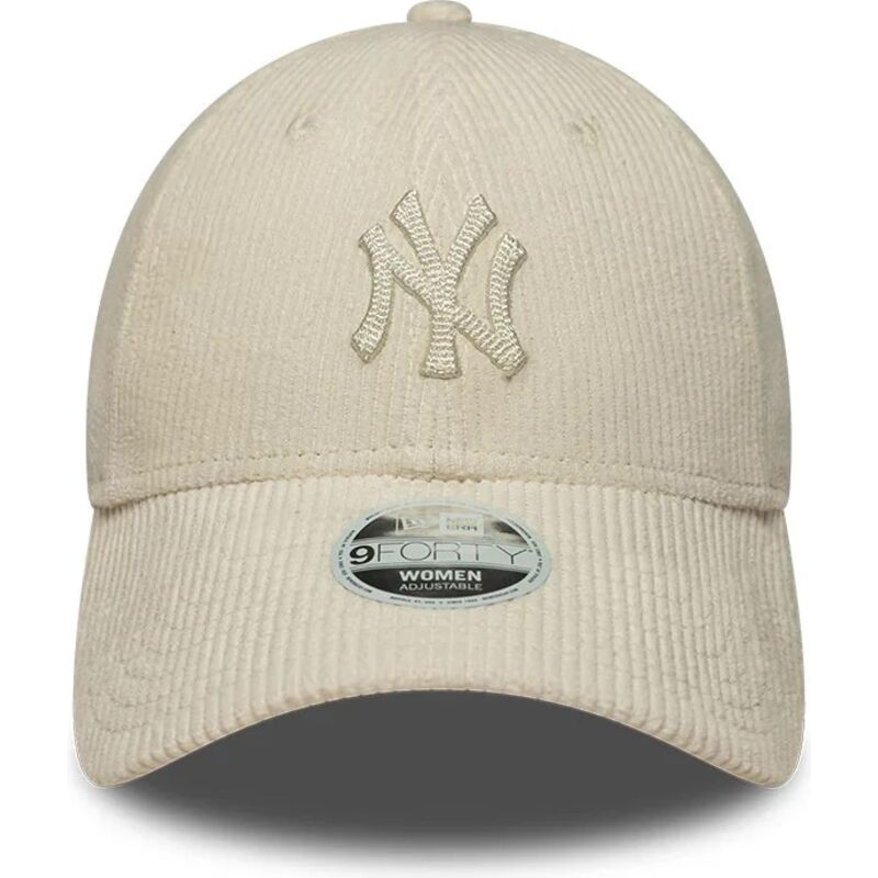 shapka-izvita-bezhov-reguliruem-9forty-cord-na-new-york-yankees-mlb-ot-new-era