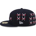 shapka-ploska-tmnosin-prilepnala-59fifty-spike-lee-crossed-bats-na-new-york-yankees-mlb-ot-new-era