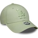 shapka-izvita-zelena-reguliruem-9forty-league-essential-na-los-angeles-dodgers-mlb-ot-new-era