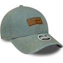 shapka-izvita-sinya-reguliruem-9twenty-denim-na-los-angeles-dodgers-mlb-ot-new-era
