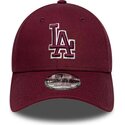 shapka-izvita-chervena-reguliruem-9forty-team-outline-na-los-angeles-dodgers-mlb-ot-new-era