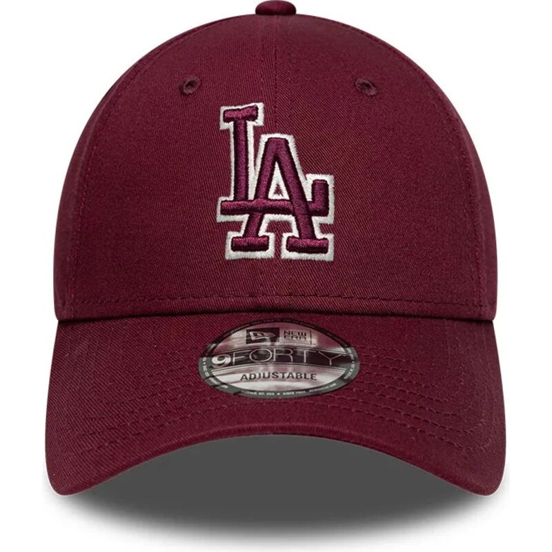shapka-izvita-chervena-reguliruem-9forty-team-outline-na-los-angeles-dodgers-mlb-ot-new-era