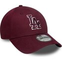 shapka-izvita-chervena-reguliruem-9forty-team-outline-na-los-angeles-dodgers-mlb-ot-new-era