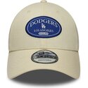 shapka-izvita-krem-reguliruem-9forty-patch-na-los-angeles-dodgers-mlb-ot-new-era