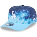 shapka-izvita-sinya-snapbek-9fifty-a-frame-deep-water-na-los-angeles-dodgers-mlb-ot-new-era