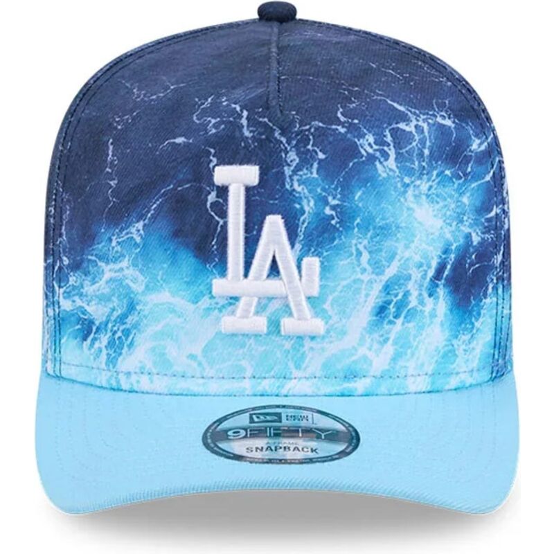 shapka-izvita-sinya-snapbek-9fifty-a-frame-deep-water-na-los-angeles-dodgers-mlb-ot-new-era