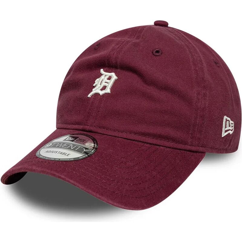 shapka-izvita-chervena-reguliruem-9twenty-mini-na-detroit-tigers-mlb-ot-new-era