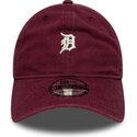 shapka-izvita-chervena-reguliruem-9twenty-mini-na-detroit-tigers-mlb-ot-new-era