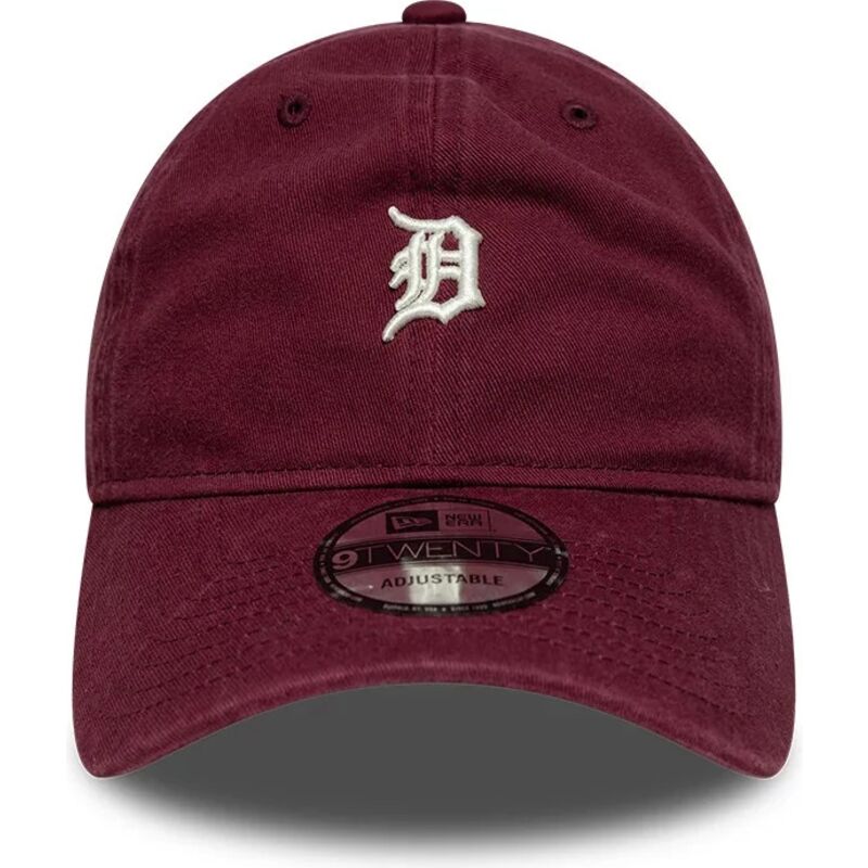 shapka-izvita-chervena-reguliruem-9twenty-mini-na-detroit-tigers-mlb-ot-new-era