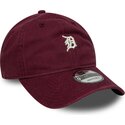 shapka-izvita-chervena-reguliruem-9twenty-mini-na-detroit-tigers-mlb-ot-new-era