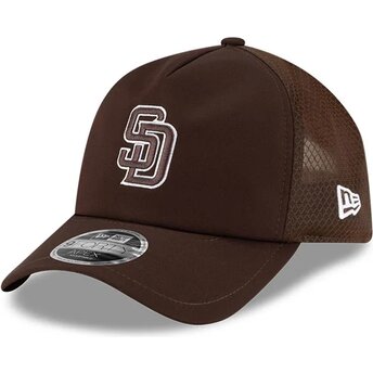 Шапка извита тракер кафяв снапбек 9FORTY APEX Batting Practice на San Diego Padres MLB от New Era
